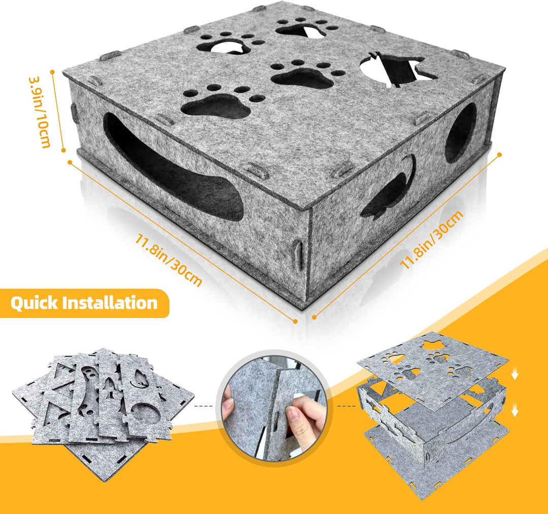 30 * 30 * 10CM Interaktives Katzenspielzeug Filz-Katzenspielzeug，Katzenspielzeug Interaktiv Katzen Z