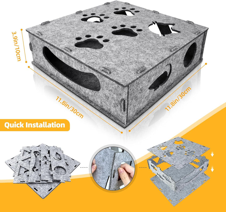 30 * 30 * 10CM Interaktives Katzenspielzeug Filz-Katzenspielzeug，Katzenspielzeug Interaktiv Katzen Z