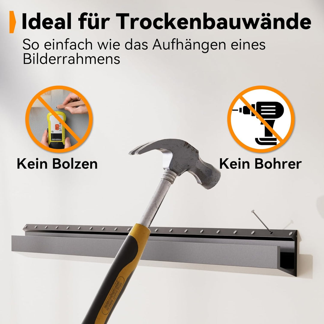 Studless TV Wandhalterung für 22-55 Zoll Bildschirme bis zu 45kg, TV wandhalterung für rigipswand, M