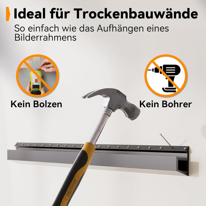 Studless TV Wandhalterung für 22-55 Zoll Bildschirme bis zu 45kg, TV wandhalterung für rigipswand, M