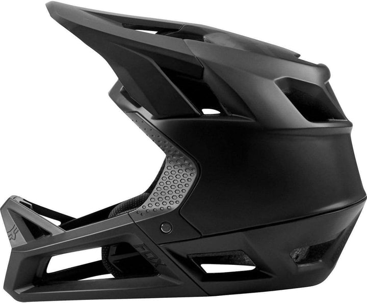 Fox Helm Proframe - Fullface-Helm - Vollvisirhelm - Downhillhelm - Endurohelm Schwarz XL, Schwarz XL