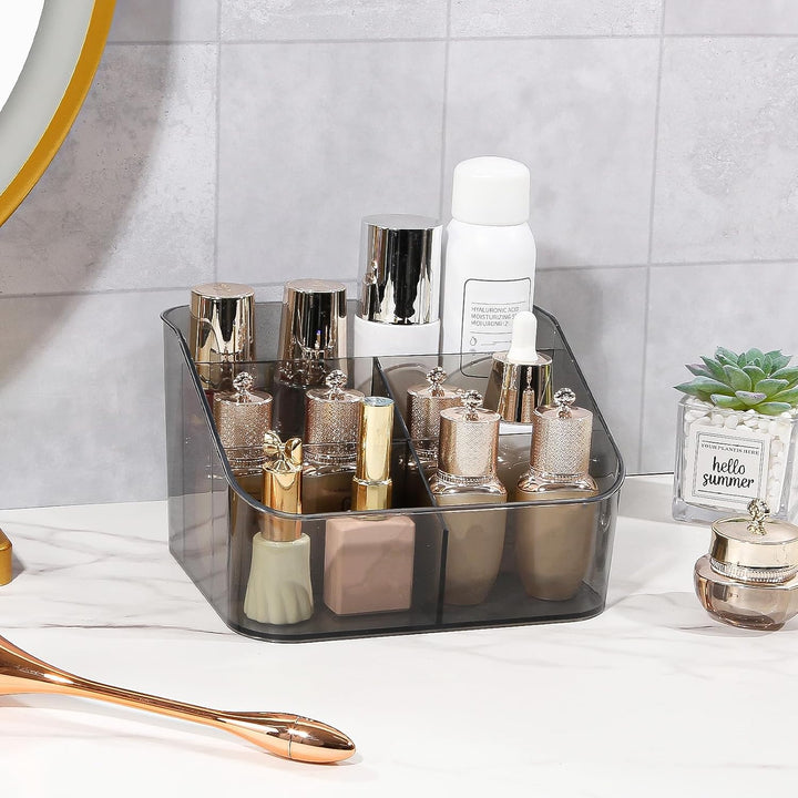 DASITON Make Up Organizer mit 5 Fächern, Pinselhalter Kosmetik Aufbewahrung Makeup Pinsel Organizer