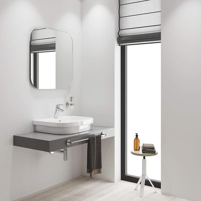 GROHE Eurosmart | Badarmatur - Waschtischarmatur | mit Zugstange, M-Size | 2339310E, Chrom M mit Zug