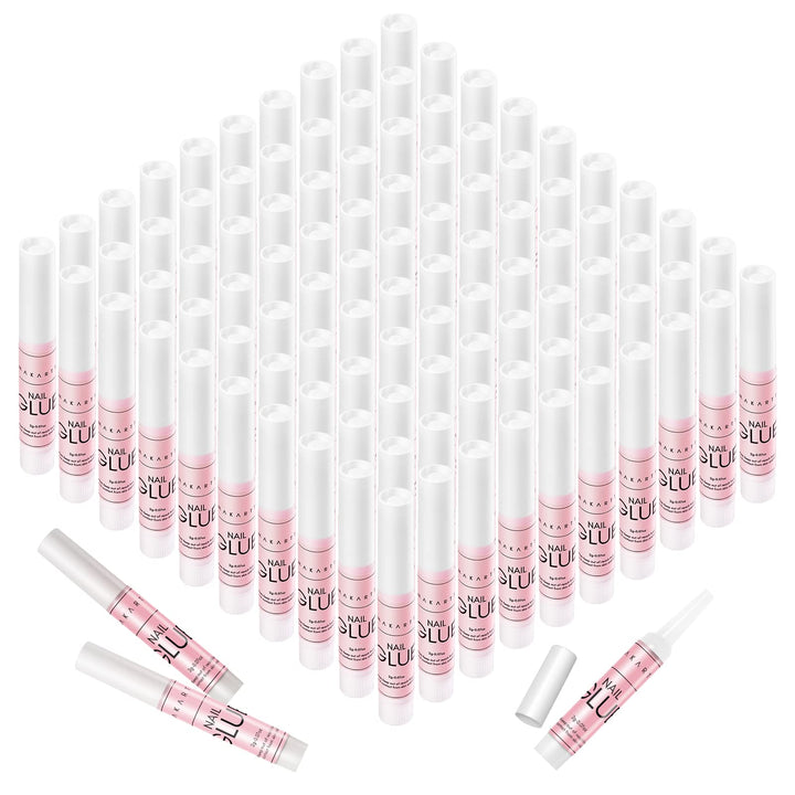 Makartt Super Starker Nagelkleber für Nagelspitzen Press On Nails Professional 2g 100 Stück Nail Glu