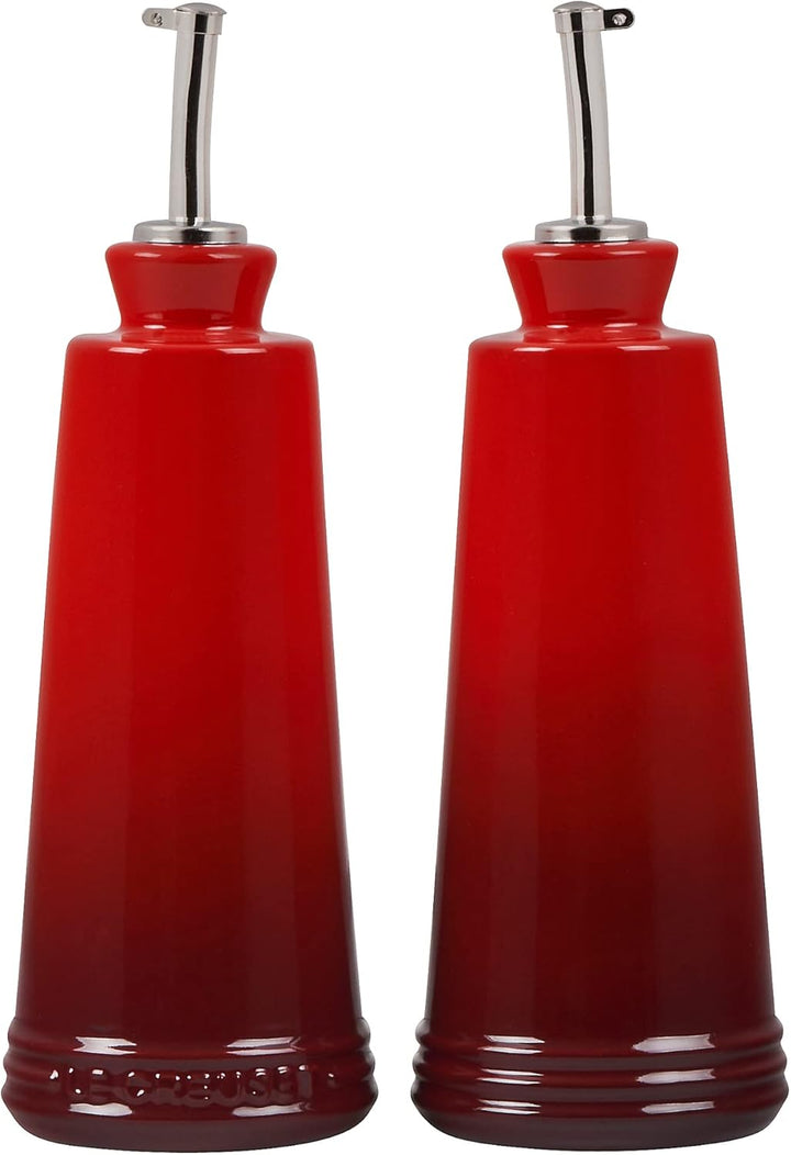 Set aceitera y vinagrera en gres Le Creuset Kirsche, Kirsche