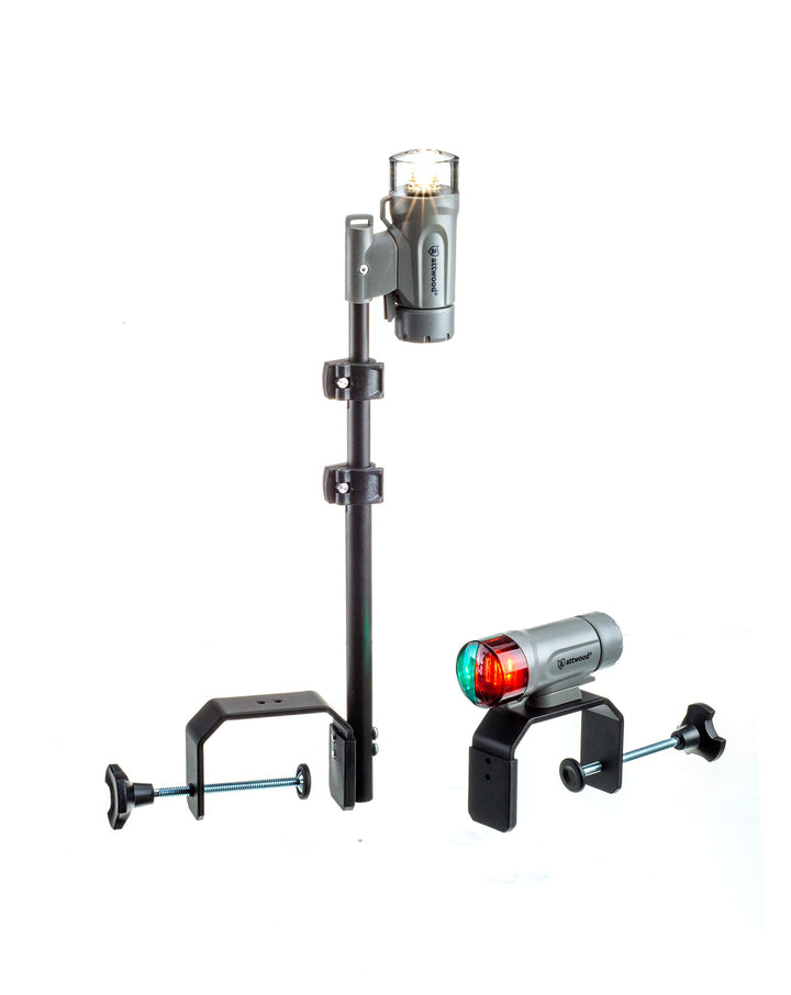 Attwood Marine Attwood PaddleSport Portable Navigation Light Kit - C-Clamp, Screw Down or Adhesive P