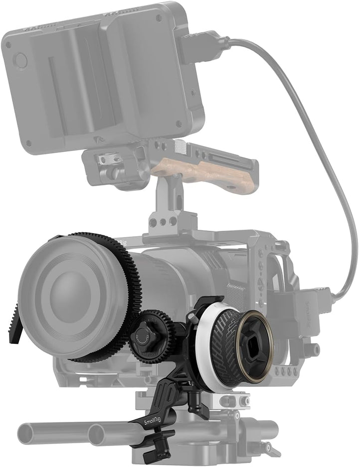 SMALLRIG Mini Follow Focus Objektiv-Zoomsteuerung für DSLRs/Spiegellose Kameras, für Sony A7 A9 A7 I