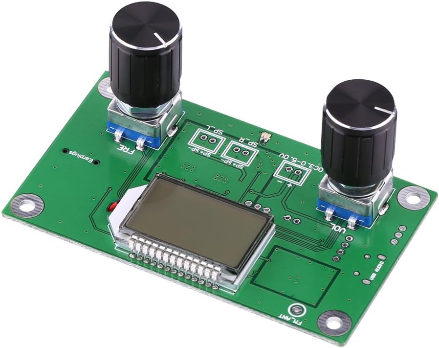 Mini DSP und PLL Digital Stereo FM Radio Funkempfängermodul 87-108 MHz Unterstützt die serielle Ansc