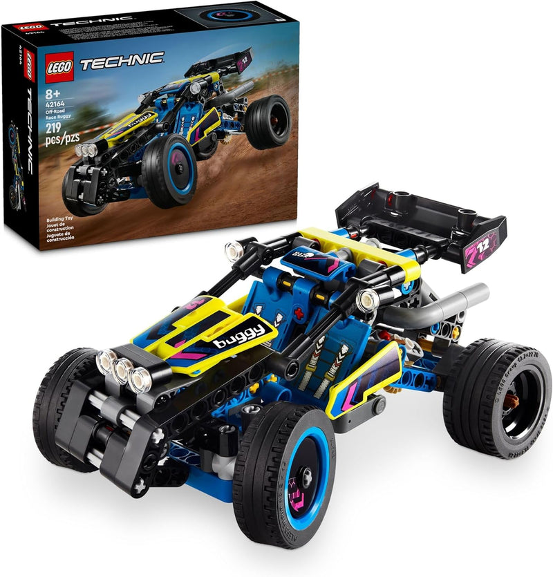 LEGO Technic 42164 Offroad-Rennbuggy baubares Auto-Spielzeug, cooles Spielzeug für 8-jährige Jungen,