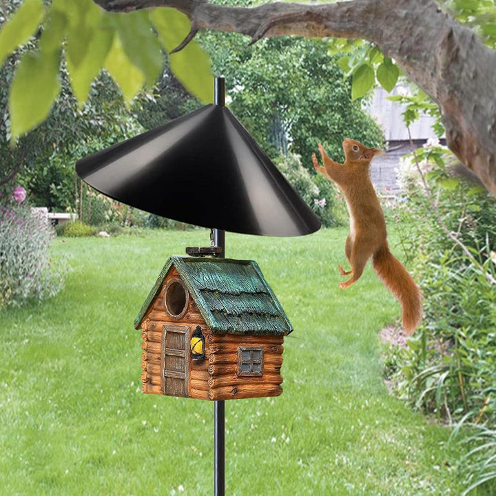 Eichhörnchen-Windabweiser für Pfosten, Eichhörnchen-sichere Vogelfutterstation - Eichhörnchen-Vogelf