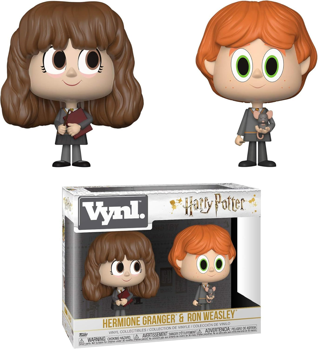 Funko 30001 VYNL 10,2 cm (4 Zoll), Harry Potter: Ron & Hermine, Multi, Standard