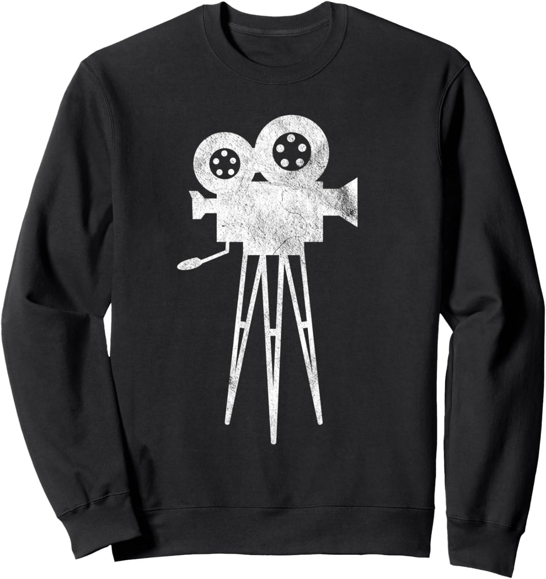 Videofilmer Regisseur Videokamera Kamera Kino Film Foto Sweatshirt