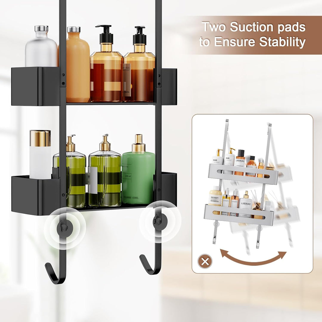 Ajex Duschablage zum Hängen, Duschregal ohne Bohren Edelstahl Badezimmer Organizer Shampoo Halterung