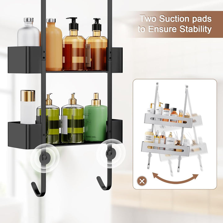 Ajex Duschablage zum Hängen, Duschregal ohne Bohren Edelstahl Badezimmer Organizer Shampoo Halterung