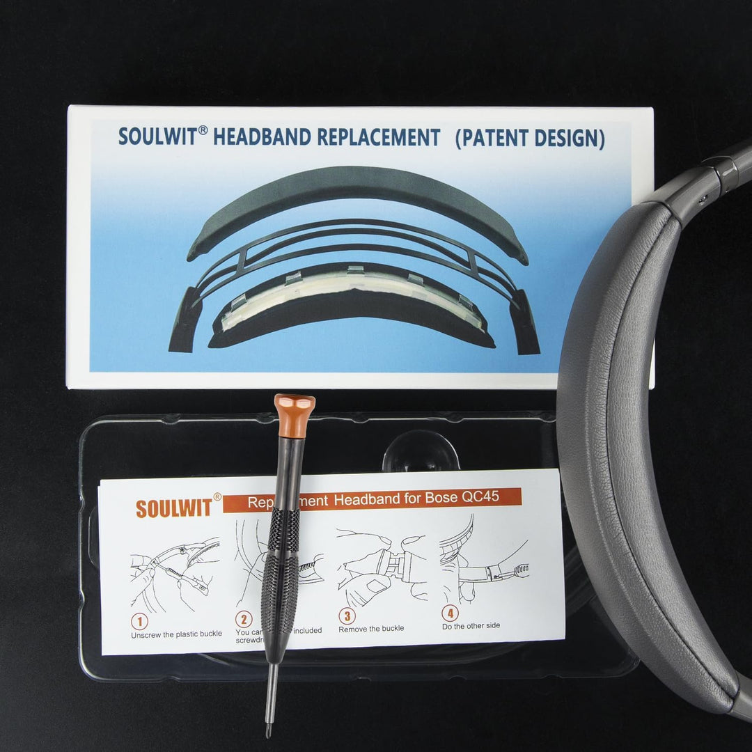 SOULWIT Ersatz Kopfband Stirnband für Bose QuietComfort 45 (QC45)/QuietComfort SE (QC SE)/New QuietC