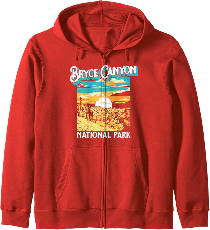 Bryce Canyon National Park Utah Hoodoos Vintage Kapuzenjacke