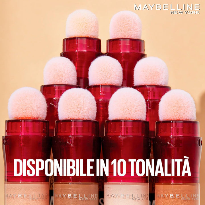 2x Maybelline New York Age-Erasing Liquid Concealer in den Farben 00 Ivory und 02 Nude mit Goji-Beer