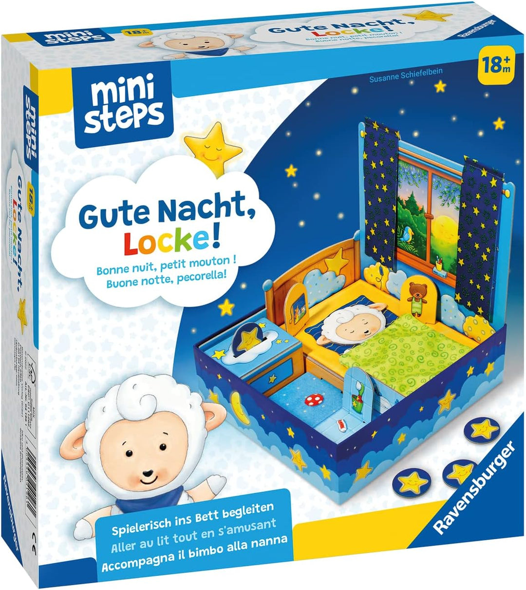 Ravensburger ministeps 4196 Gute Nacht, Locke! - Spielerisch ins Bett begleiten - Für EIN entspannte
