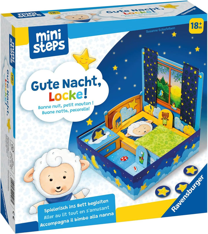 Ravensburger ministeps 4196 Gute Nacht, Locke! - Spielerisch ins Bett begleiten - Für EIN entspannte