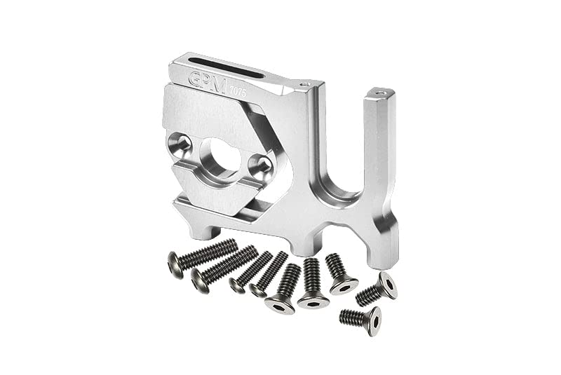 GPM Aluminium 7075-T6 Sliding Motor Mount for Arrma 1:7 and 1:8 R/C Car and Truck Tuning Teile - Sil
