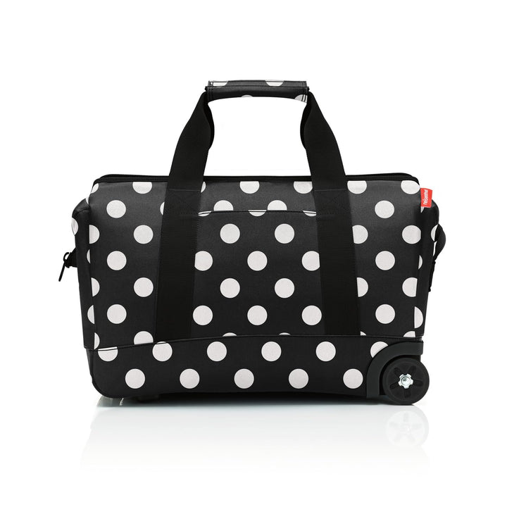 reisenthel allrounder Trolley frame dots white – Vielseitige Arzttasche auf Rollen für Reisen, Arbei