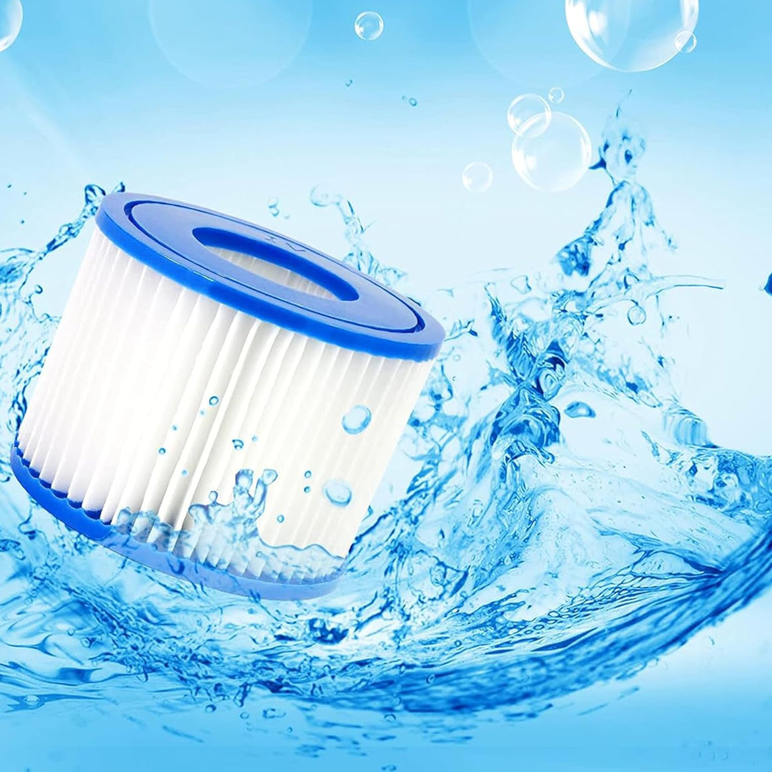 6pcs Spa Filter VI, Stück Filterkartuschen VI für Bestway Miami, Monaco Lay-Z-Spa, Vegas, Palm Sprin