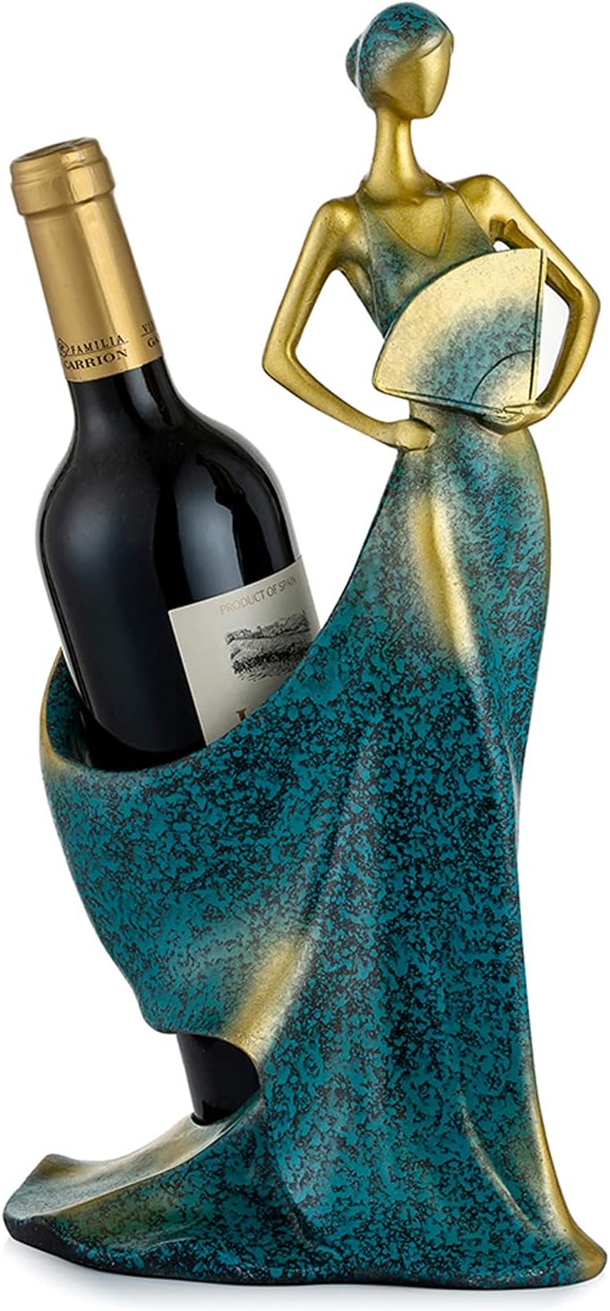 NUPTIO Weinregale Einzelflasche Weinhalter Arbeitsplatte & Tischhalter Esstisch Herzstück Ornamente