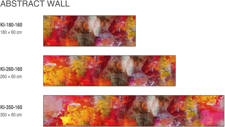 DIMEX Küchenrückwand Folie Selbstklebend ABSTRAKTE Bunte TEXTUR 260 x 60 cm | Klebefolie - Dekofolie