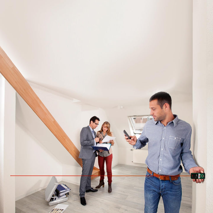 Bosch Laserentfernungsmesser UniversalDistance 50 C (Distanz bis 40m präzise messen, Bluetooth-Konne