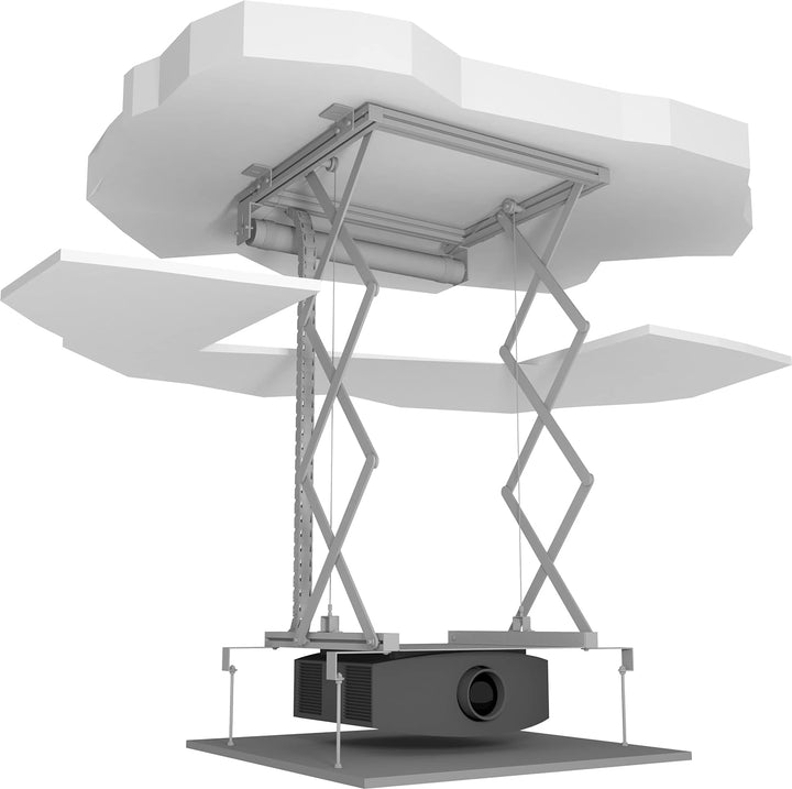 celexon Beamer-Deckenlift PL1000 Plus - ausfahrbar bis 90cm - bis 25kg - max. Masse 57cm x 60cm - au
