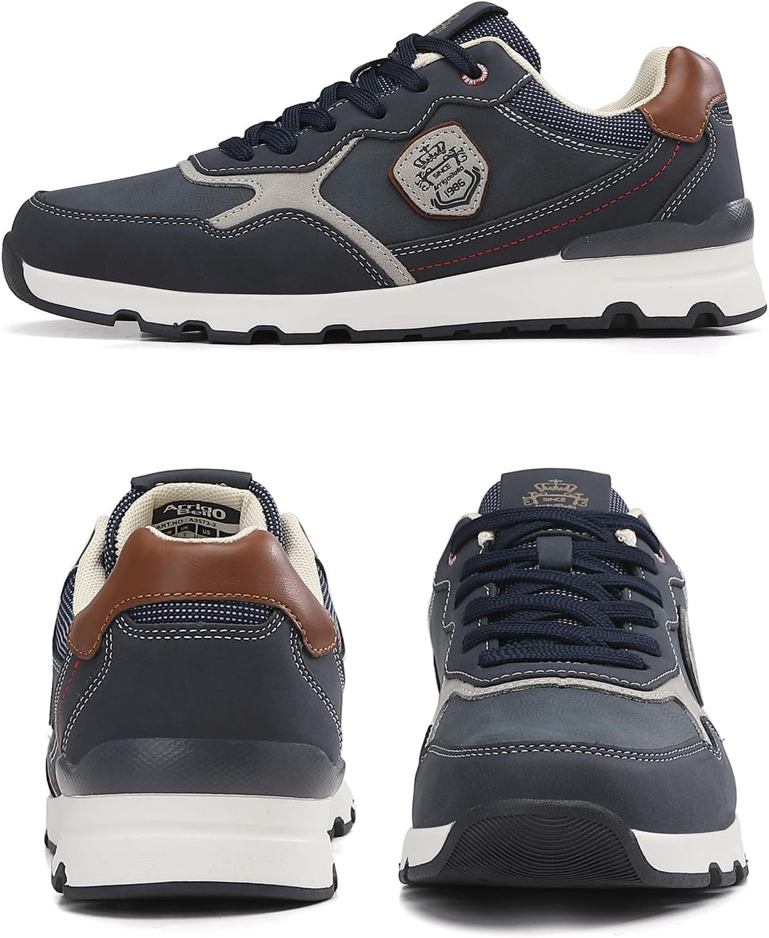 ARRIGO BELLO Schuhe Herren Sneaker Freizeitschuh Berufsschuhe Outdoor Leichtgewicht Walkingschuhe Sn