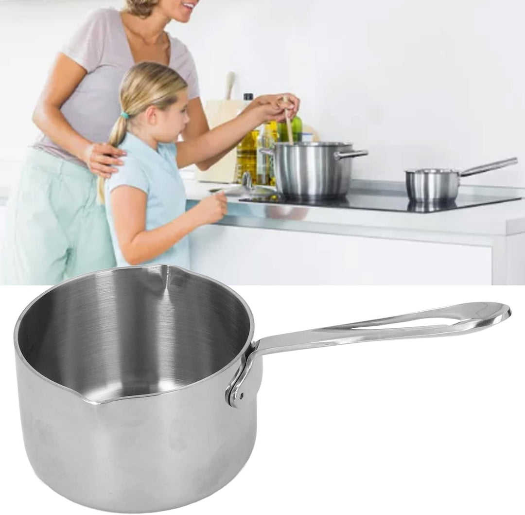 Sauce Pan Home Heisser Milchtopf, Edelstahl Saucenpfannen Küche Kochen Schokolade Gekochter Zucker K