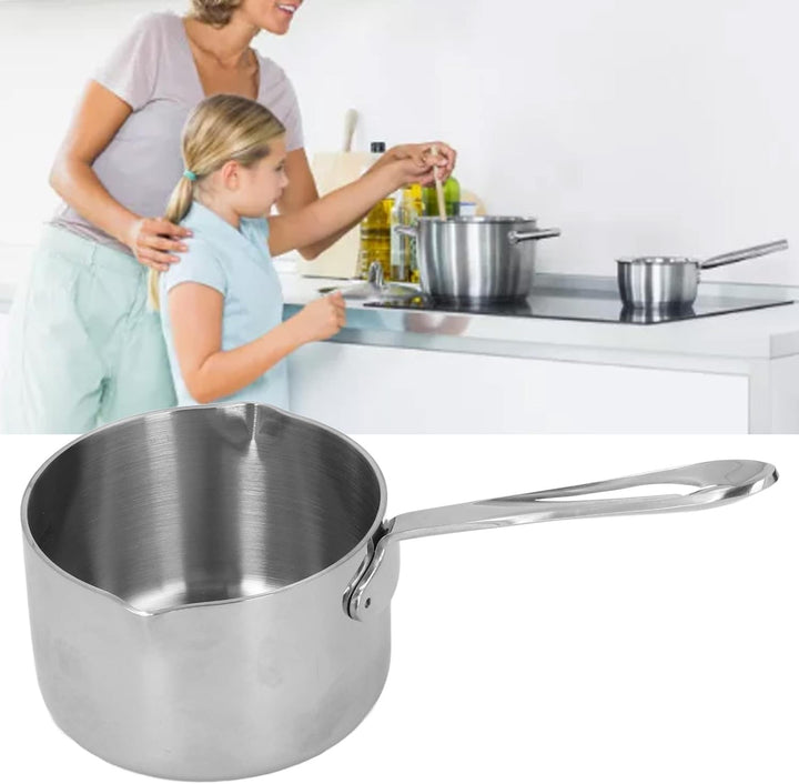 Sauce Pan Home Heisser Milchtopf, Edelstahl Saucenpfannen Küche Kochen Schokolade Gekochter Zucker K