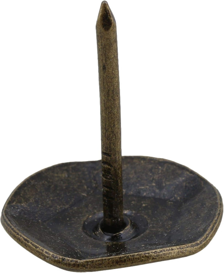 Yibuy Möbelnägel, 23 x 20 mm, bronzefarben, 50 Stück