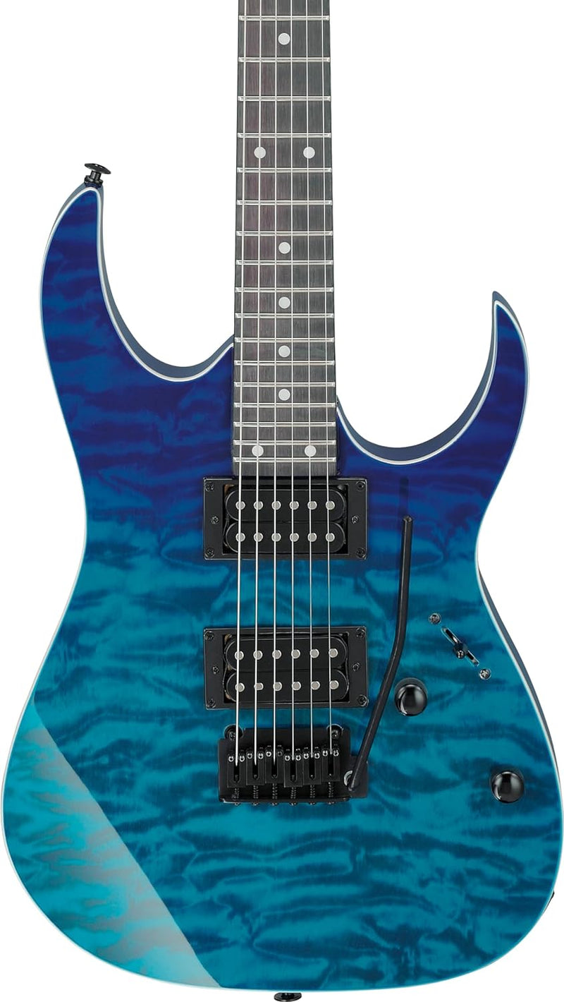 Ibanez GRG120QAASP-BGD GIO Series Electric Guitar - Black Hardware - Blue Gradiation