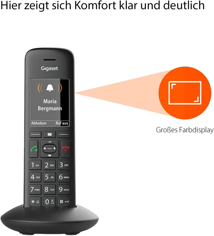 Gigaset C570 Schnurloses Telefon , grosses Farbdisplay , leichte Bedienbarkeit , grosses Adressbuch
