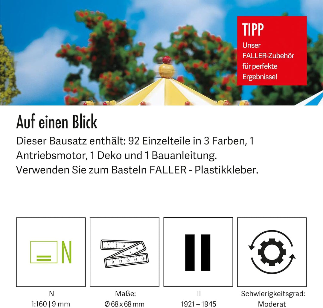FALLER 242315 - Kettenkarussell mit Motor