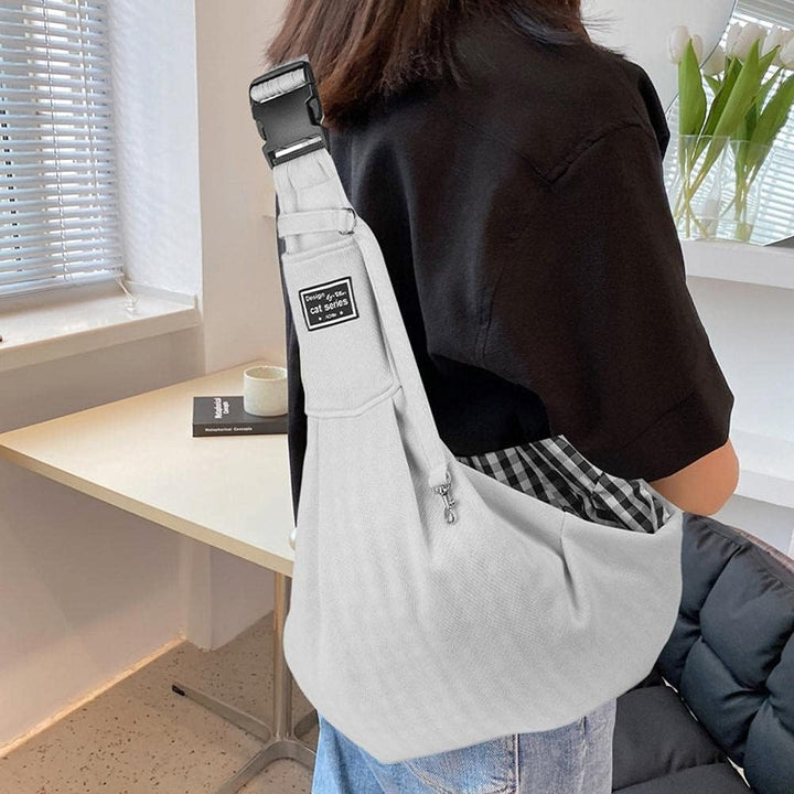 Tragetuch Hund Pet Messenger Bag Supplies Verstellbarer Schultergurt Puppy Sling Tragetaschen Tragba