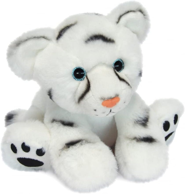 in Histoire d'OursPlüschtier für Babys, Tiger, 18 cm, Weiss