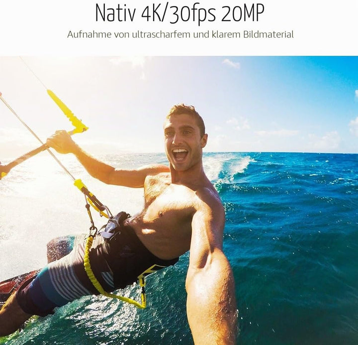 AKASO V50 Pro Sportkamera, 4 K, 30 fps, 20 MP, WiFi – Kamera 4 K, wasserdicht, Ultra HD, EIS-Stabili