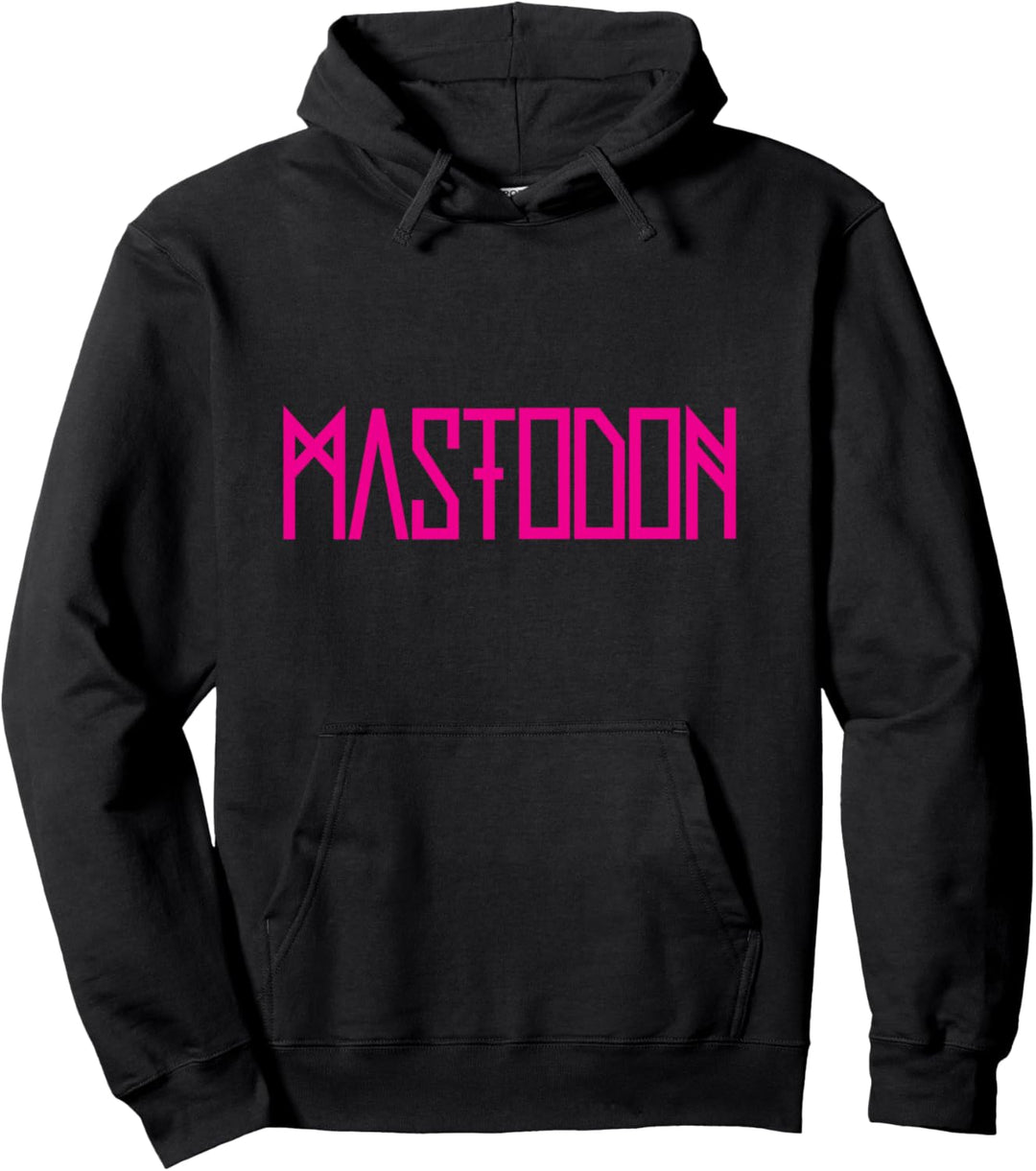 Mastodon – Neon Pink Logo Pullover Hoodie