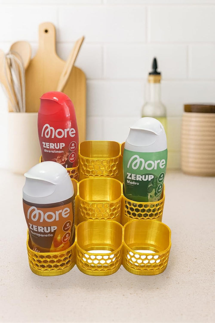 Generisch 9er More Zerup Halterung – Flaschenhalter – kompatibel mit More Zerup & ESN Sirupflaschen