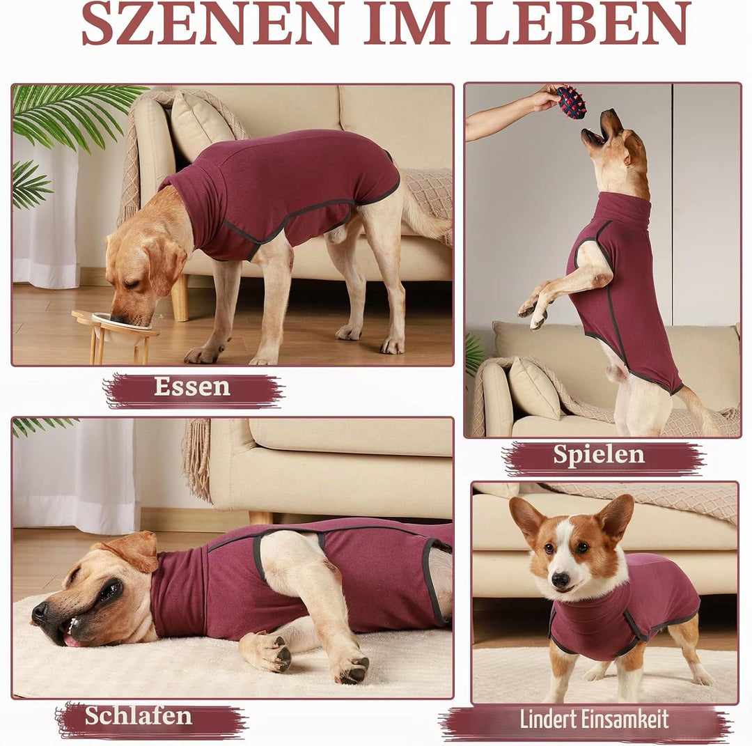 Hundepullover aus Fleece, warmer und leichter Pullover, Pyjama, Mantel, für Herbst und Winter, kalte