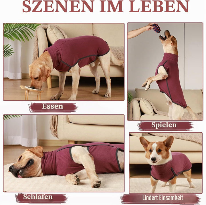 Hundepullover aus Fleece, warmer und leichter Pullover, Pyjama, Mantel, für Herbst und Winter, kalte
