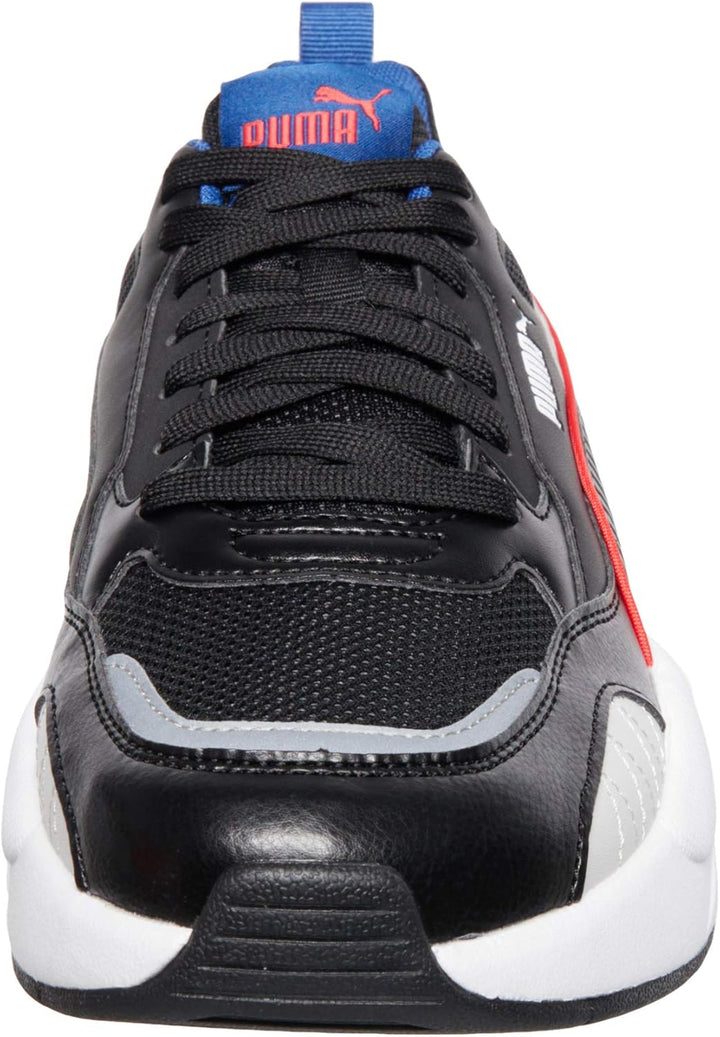 PUMA Unisex X-RAY 2 Square Sneaker, Puma Black Puma White Star Sapphire Soft Fluo Yellow