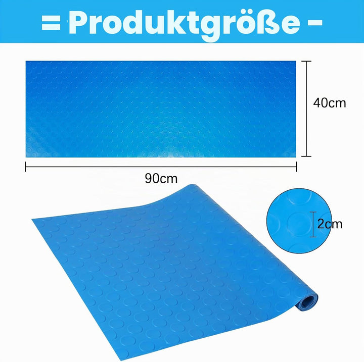 LALAGO Schwimmbadleitermatte, 40x90 cm, Gross Schwimmleitermatte, Poolleitermatte mit Rutschfester T