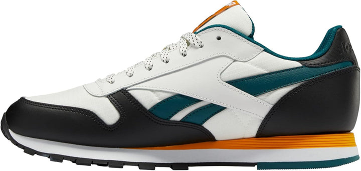 Reebok Classic Leather, Weiss 40 EU Beigegelbgruenschwarz, 40 EU Beigegelbgruenschwarz