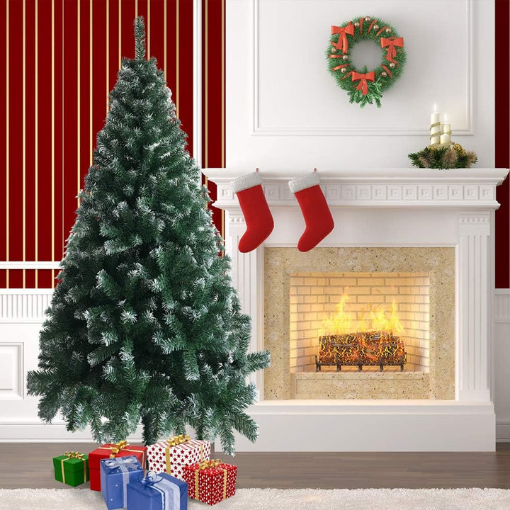 LEADZM 180/210/240cm Künstlicher Weihnachtsbaum, Tannenbaum künstlich mit Metallständer, Christbaum,