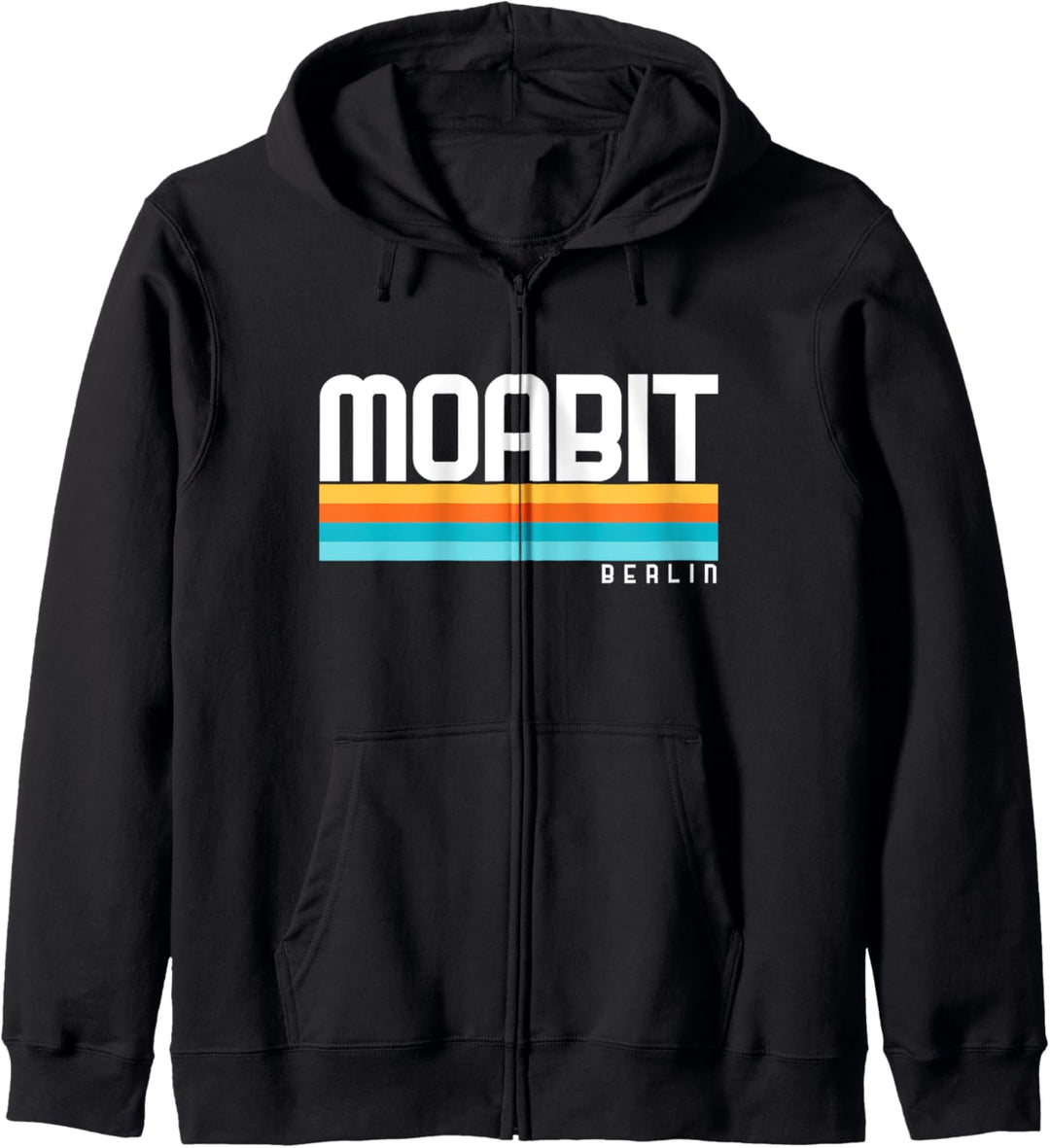 Achtziger Moabit Berlin Vintage Retro Style Design Kapuzenjacke