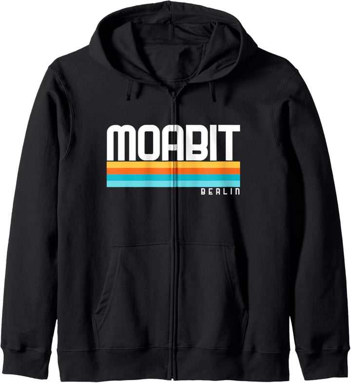 Achtziger Moabit Berlin Vintage Retro Style Design Kapuzenjacke